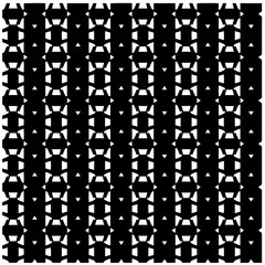 Vector monochrome pattern, Abstract texture for fabric print, card, table cloth, furniture, banner, cover, invitation, decoration, wrapping.Seamless repeating pattern.Black and white color.