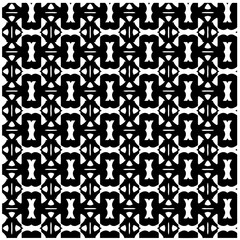 Vector monochrome pattern, Abstract texture for fabric print, card, table cloth, furniture, banner, cover, invitation, decoration, wrapping.Seamless repeating pattern.Black and white color.