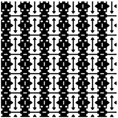 Vector monochrome pattern, Abstract texture for fabric print, card, table cloth, furniture, banner, cover, invitation, decoration, wrapping.Seamless repeating pattern.Black and white color.