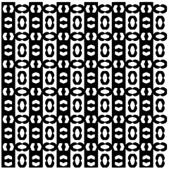 Vector monochrome pattern, Abstract texture for fabric print, card, table cloth, furniture, banner, cover, invitation, decoration, wrapping.Seamless repeating pattern.Black and white color.