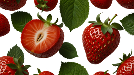 strawberry seamless pattern