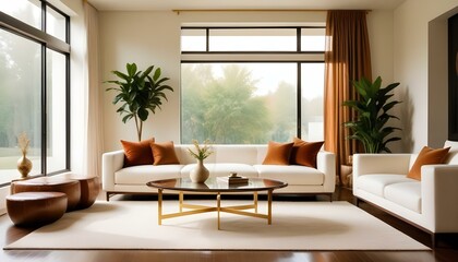 Photo interior modern design room 3d illustration