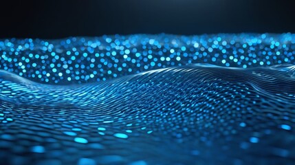 Close Up of Blue Surface With Dots