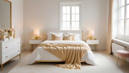 Photo interior modern design room 3d illustration