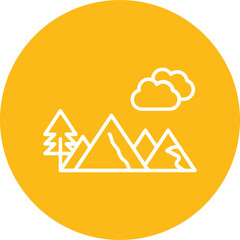 Mountain Vector Icon