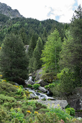 river in the mountains