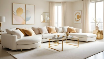 Photo interior modern design room 3d illustration