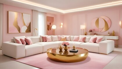 Photo interior modern design room 3d illustration