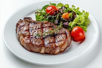Grilled Steak with Side Salad