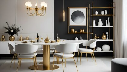 Photo interior modern design room 3d illustration