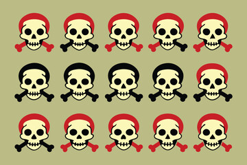 Intricate Geometric Skull Vector with Abstract Details