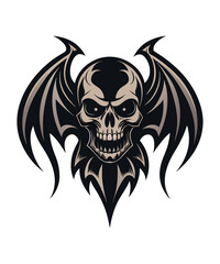 Obraz premium Intricate Geometric Skull Vector with Abstract Details