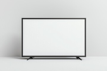 TV screen mockup on isolated background created with Generative AI