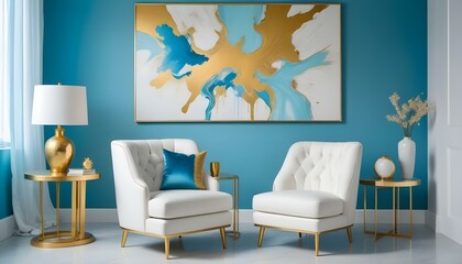 Photo interior modern design room 3d illustration