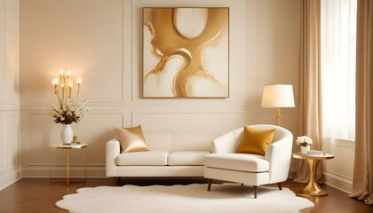 Photo interior modern design room 3d illustration