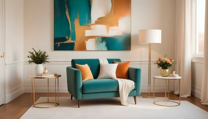 Fototapeta premium Photo interior modern design room 3d illustration