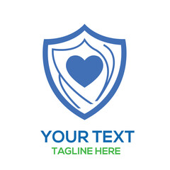 Healthcare medical logo vector art illustration