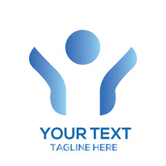 Healthcare medical logo vector art illustration