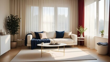 Photo interior modern design room 3d illustration