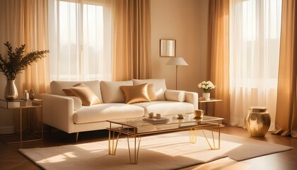 Fototapeta premium Photo interior modern design room 3d illustration