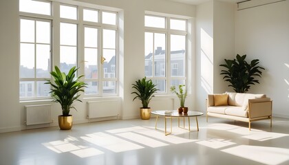 Fototapeta premium Photo interior modern design room 3d illustration