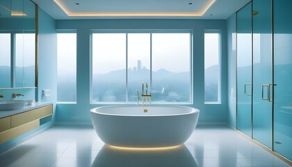 Photo interior modern design room 3d illustration