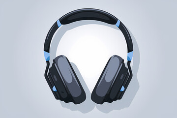 illustration of a studio headphone 