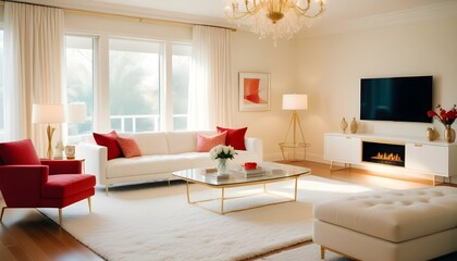 Fototapeta premium Photo interior modern design room 3d illustration