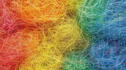 Obraz premium Abstract Rainbow Lines Background