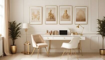 Photo interior modern design room 3d illustration
