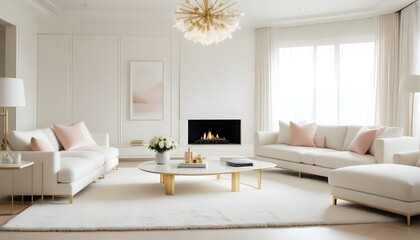 Photo interior modern design room 3d illustration