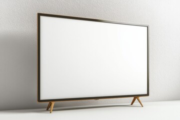 Obraz premium TV screen mockup on isolated background created with Generative AI