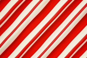 Candy cane Christmas background, peppermint diagonal stripes print seamless pattern.
