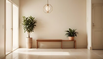 Photo interior modern design room 3d illustration