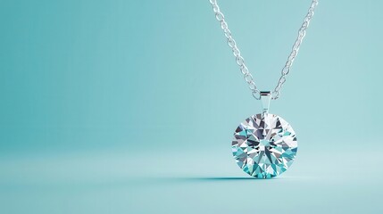 A globe-shaped diamond pendant, photorealistic, isolated on a neutral background, high detail