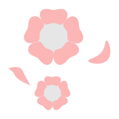 Sakura Vector Flat Icon Design