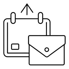 Calendar, Chart, and Wallet Icons - Vector Art
