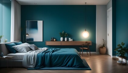Photo interior modern design room 3d illustration