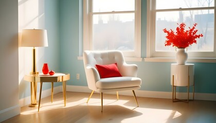 Photo interior modern design room 3d illustration