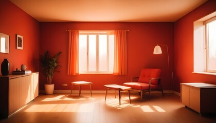 Photo interior modern design room 3d illustration