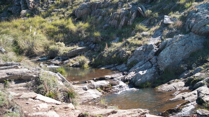 Little stream in the hills