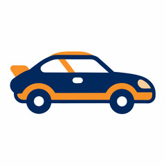 Car Paint Job Icon Vector Art on White Background