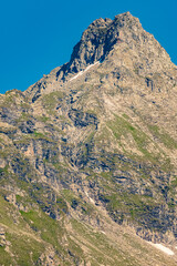 Alpine summer view at Felbertauern road, Salzburg, Tyrol, Austria