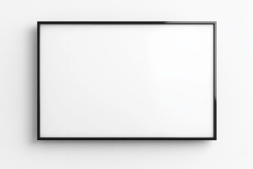 TV screen mockup on isolated background created with Generative AI