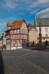 Obraz premium The old town of Aschaffenburg in Germany.