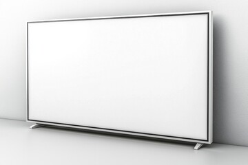 TV screen mockup on isolated background created with Generative AI