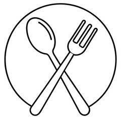 Cutlery Icon Vector Art