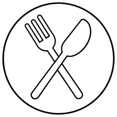 Cutlery Icon Vector Art