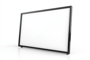 TV screen mockup on isolated background created with Generative AI