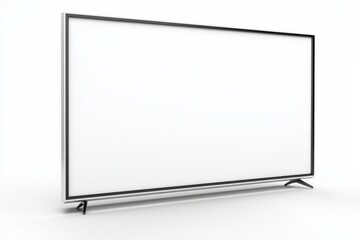 Naklejka premium TV screen mockup on isolated background created with Generative AI